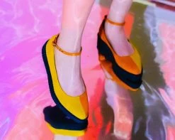 Sunkissed Twist Ballet Ankle Strap Creeper -Urban Sole Shop A3041L lifestyle