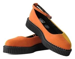 Sunkissed Twist Ballet Ankle Strap Creeper -Urban Sole Shop A3041L BOTH LEAN
