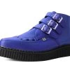 Lazuli Blue TUKskin™ 3-Buckle Pointed Creeper Boot