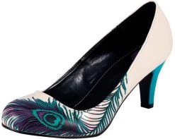 Peacock Feather Anti-pop Heel