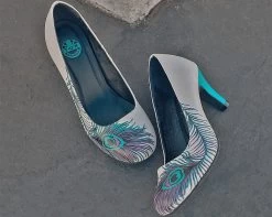 Peacock Feather Anti-pop Heel -Urban Sole Shop A7828L LF 01 002974c4 fa9d 4ccd 9182 b828732dd5ad