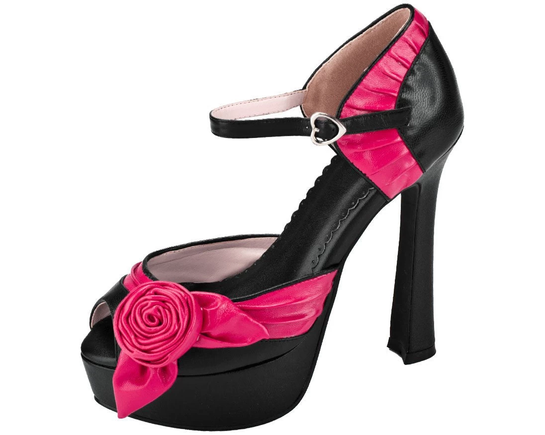 Hot Rose Heels - *FINAL SALE/NON-RETURNABLE 1 Hot Rose Heels - *FINAL SALE/NON-RETURNABLE