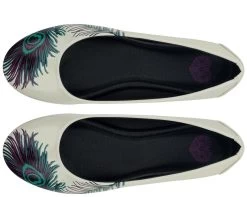 Peacock Feather Flats *ALL ITEMS FINAL SALE/NON-RETURNABLE* -Urban Sole Shop A8570L 02
