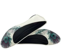 Peacock Feather Flats *ALL ITEMS FINAL SALE/NON-RETURNABLE* -Urban Sole Shop A8570L 03