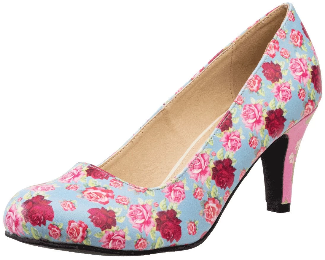 Floral Mix Heel - *FINAL SALE/NON-RETURNABLE 1 Floral Mix Heel - *FINAL SALE/NON-RETURNABLE