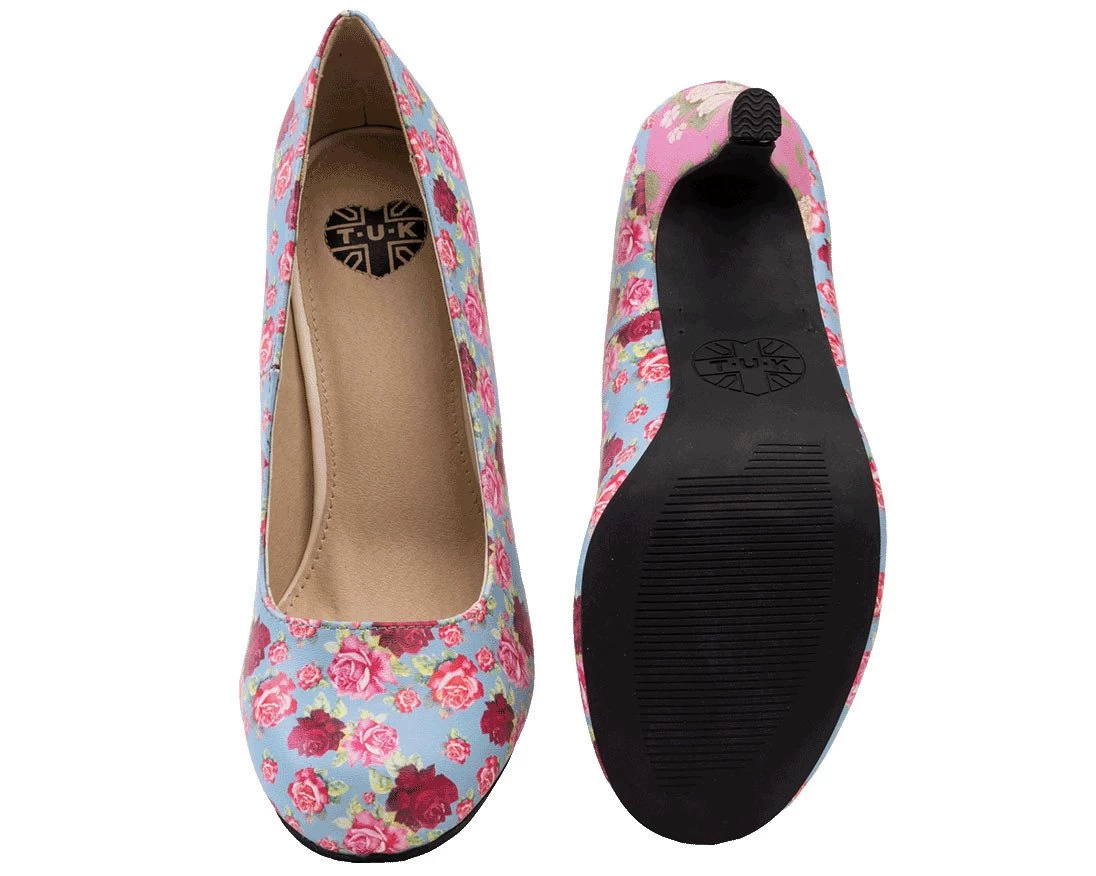 Floral Mix Heel - *FINAL SALE/NON-RETURNABLE 3 Floral Mix Heel - *FINAL SALE/NON-RETURNABLE - Image 3