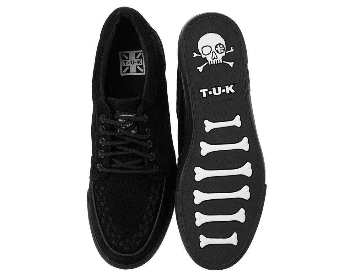 Black Suede No-Ring VLK Sneaker 4 Black Suede No-Ring VLK Sneaker - Image 4