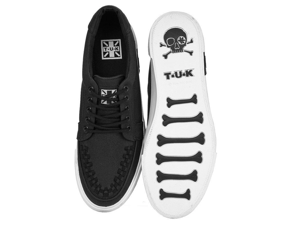 Black Twill No-Ring VLK Sneaker 4 Black Twill No-Ring VLK Sneaker - Image 4