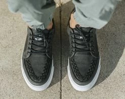 Black Twill No-Ring VLK Sneaker 11 Black Twill No-Ring VLK Sneaker -Urban Sole Shop A9186 LF 01