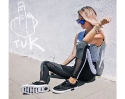 Black Twill No-Ring VLK Sneaker 13 Black Twill No-Ring VLK Sneaker -Urban Sole Shop A9186 LF 02