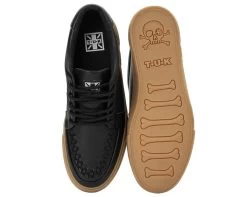 Black Leather No-Ring VLK Sneaker -Urban Sole Shop A9216 03
