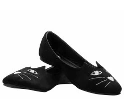 Black Coy Kitty Flat *ALL ITEMS FINAL SALE/NON-RETURNABLE* 7 Black Coy Kitty Flat *ALL ITEMS FINAL SALE/NON-RETURNABLE* -Urban Sole Shop A9392L 01 b3440f12 7085 4ffa 8f86 37c496794f6a