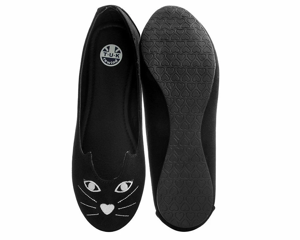 Black Coy Kitty Flat *ALL ITEMS FINAL SALE/NON-RETURNABLE* 5 Black Coy Kitty Flat *ALL ITEMS FINAL SALE/NON-RETURNABLE* - Image 5