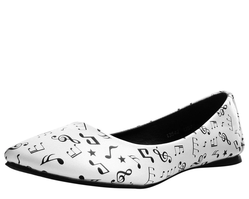 Black & White Music Note Flat *ALL ITEMS FINAL SALE/NON-RETURNABLE* 1 Black & White Music Note Flat *ALL ITEMS FINAL SALE/NON-RETURNABLE*