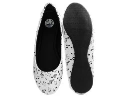 Black & White Music Note Flat *ALL ITEMS FINAL SALE/NON-RETURNABLE* 7 Black & White Music Note Flat *ALL ITEMS FINAL SALE/NON-RETURNABLE* -Urban Sole Shop A9393L 03 32515ead 11f7 4c0d 8937 4f59cbbd2ebc