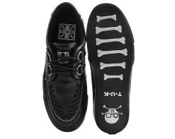 Black Tukskin™ Zipper D-Ring VLK Creeper Sneaker -Urban Sole Shop A9422 03 feccd462 6055 4d07 addc b998ffb766c6