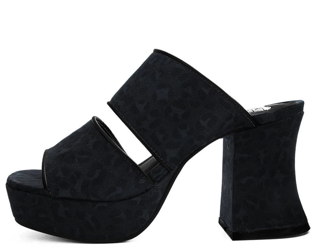 Grey Leopard Strappy Marley Heel *ALL ITEMS FINAL SALE/NON-RETURNABLE* 3 Grey Leopard Strappy Marley Heel *ALL ITEMS FINAL SALE/NON-RETURNABLE* - Image 3