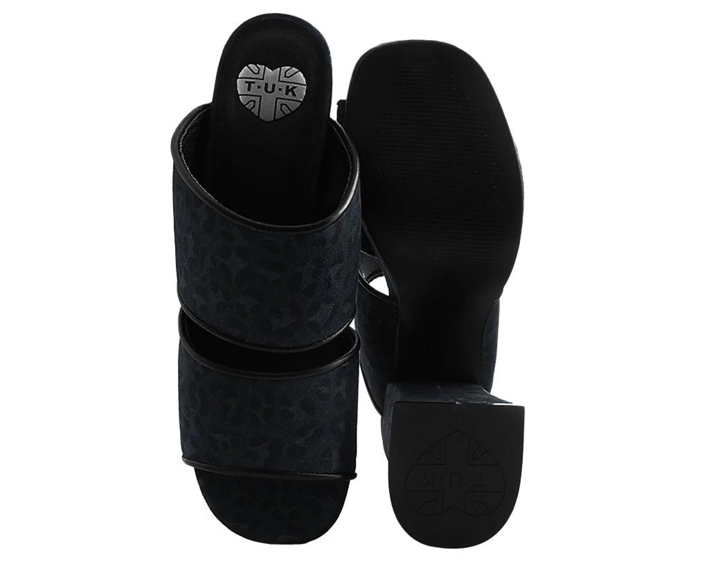 Grey Leopard Strappy Marley Heel *ALL ITEMS FINAL SALE/NON-RETURNABLE* 4 Grey Leopard Strappy Marley Heel *ALL ITEMS FINAL SALE/NON-RETURNABLE* - Image 4