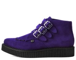 Ultra Violet 3-Buckle Pointed Creeper Boot -Urban Sole Shop A9494 02