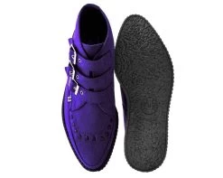 Ultra Violet 3-Buckle Pointed Creeper Boot -Urban Sole Shop A9494 03