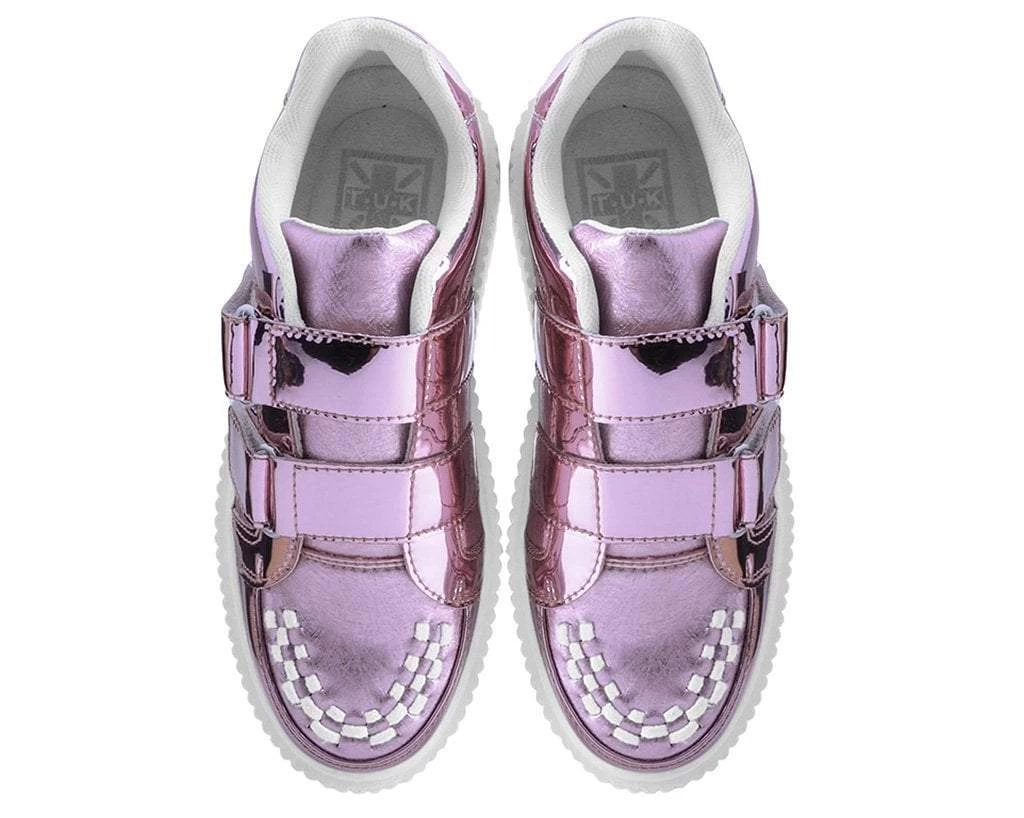 Pink Metallic Double Velcro Casbah Creeper 6 Pink Metallic Double Velcro Casbah Creeper - Image 6