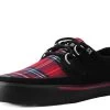 Black Faux Suede & Plaid VLK Sneaker