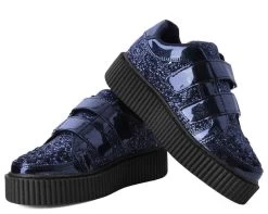 Black Hologram & Glitter Velcro Casbah Creeper -Urban Sole Shop A9568 01 b0b5cd3f cae8 43b5 93e9 167ca46d5693