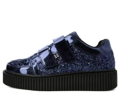Black Hologram & Glitter Velcro Casbah Creeper -Urban Sole Shop A9568 02 feaa0ab0 7014 42e9 8afe c383f8976167