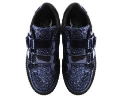 Black Hologram & Glitter Velcro Casbah Creeper -Urban Sole Shop A9568 04 d68f505e 791f 4947 93a0 ef5c3e0f8e23