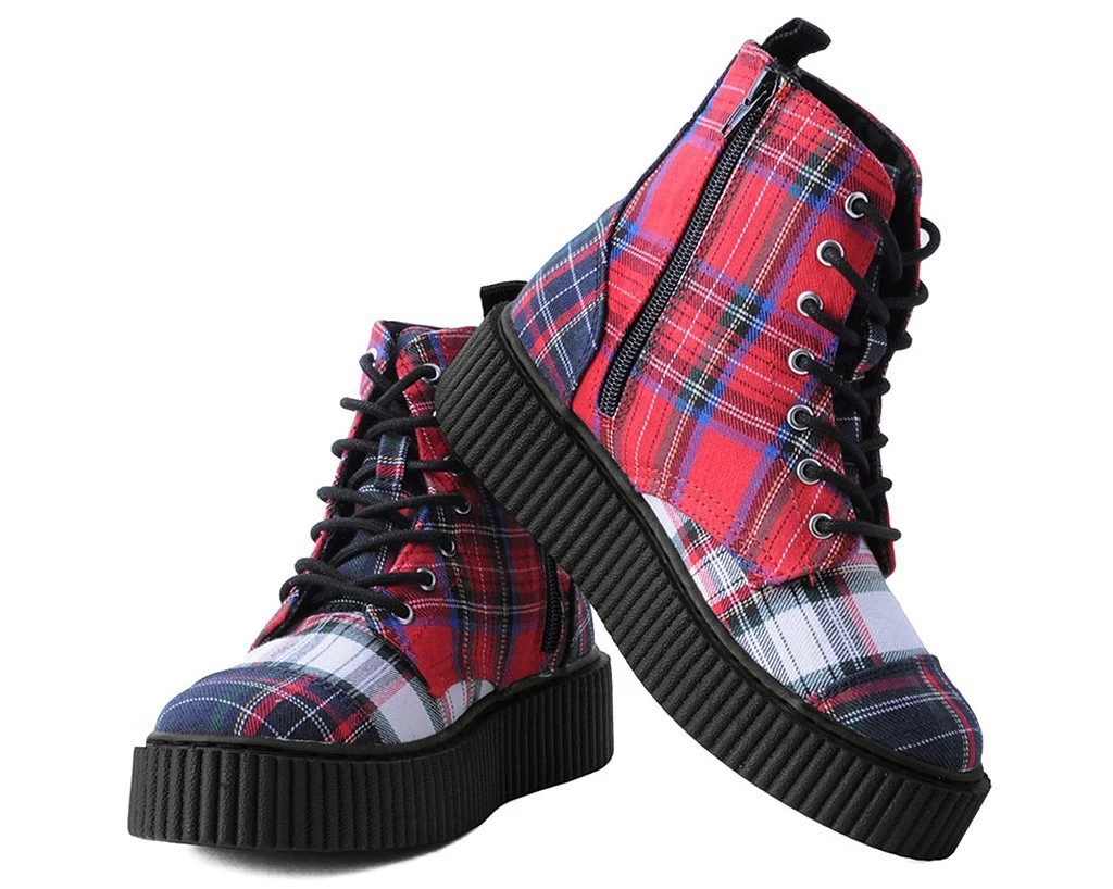 Mixed Plaid Casbah Boot 3 Mixed Plaid Casbah Boot - Image 3