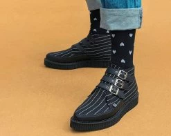Pinstripe 3-Buckle Pointed Boot 12 Pinstripe 3-Buckle Pointed Boot -Urban Sole Shop A9816 CU 54740619 2e40 495f 9cb9 5ac39b5d3f03
