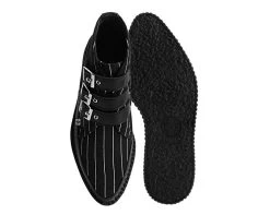 Pinstripe 3-Buckle Pointed Boot 10 Pinstripe 3-Buckle Pointed Boot -Urban Sole Shop A9816 BOTH TOP 5140ac97 6937 44c9 91df 5db6f2c13aa0