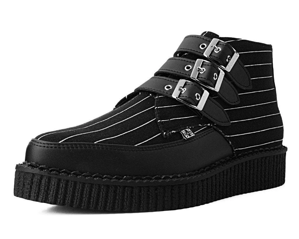 Pinstripe 3-Buckle Pointed Boot 1 Pinstripe 3-Buckle Pointed Boot