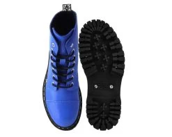 Electric Blue Double Decker Boot -Urban Sole Shop A9891 BOTH TOP