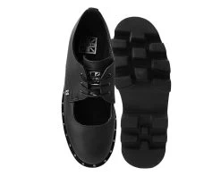 Black TUKskin™ Open Top Dino Lug -Urban Sole Shop A9936 BOTH TOP b9230892 c040 40ca 9c46 839b3a183ae0