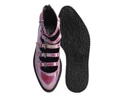 Red Oil Slick Multi-Strap Mary Jane 9 Red Oil Slick Multi-Strap Mary Jane -Urban Sole Shop A9970L BOTH TOP