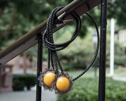 Mustard Sun Bolo Shoe Tie -Urban Sole Shop BL09 CU