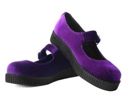 Purple Velvet Viva II Mary Jane 8 Purple Velvet Viva II Mary Jane -Urban Sole Shop F9868L BOTH LEAN 67369255 bd5d 4c74 9fdc d9182362efda