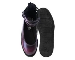 Burgundy Rub-Off 3-Strap Mary Jane 9 Burgundy Rub-Off 3-Strap Mary Jane -Urban Sole Shop F9910L BOTH TOP
