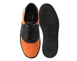 Black TUKskin™ & Orange Suede Saddle Oxford -Urban Sole Shop F9941 BOTH TOP 47be06b4 4e2f 448c 8efd c205b468beaa