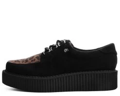 Black & Leopard Anarchic Creeper -Urban Sole Shop T2263 02