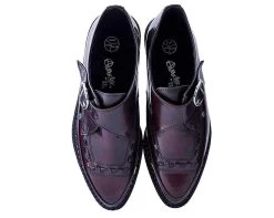 Burgundy Rub Off Pointed Buckle Anarchic Creeper -Urban Sole Shop T2276 04 ba028396 1d6d 48de ad50 c76ded1d5be4