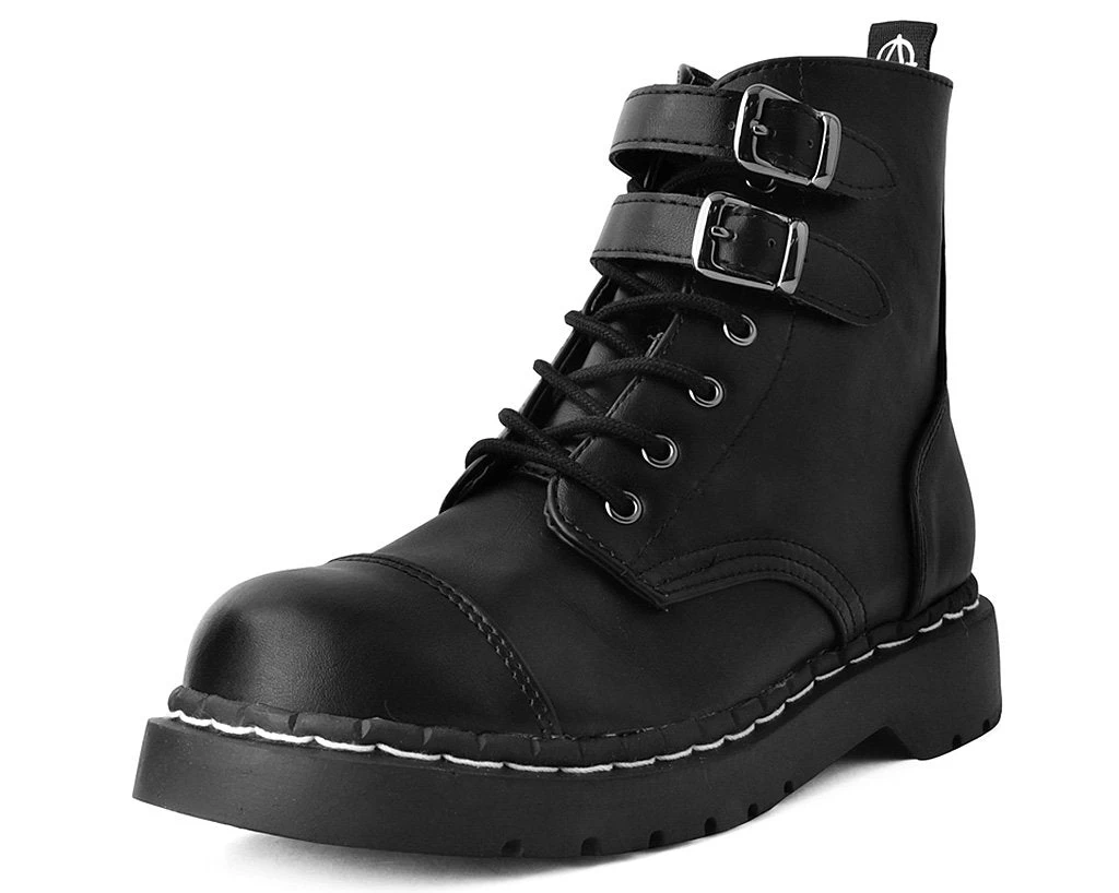 Black 2-Buckle Anarchic Boot 1 Black 2-Buckle Anarchic Boot
