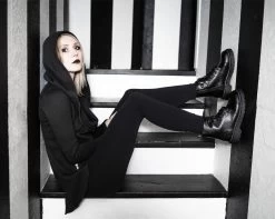 Black 2-Buckle Anarchic Boot 12 Black 2-Buckle Anarchic Boot -Urban Sole Shop T2282 lifestyle