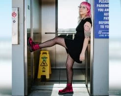 Burgundy Velvet Anarchic Boot 15 Burgundy Velvet Anarchic Boot -Urban Sole Shop T2283 LF 03