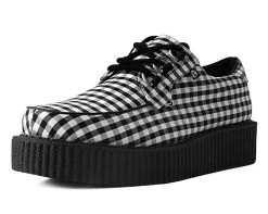 Black & White Gingham Anarchic 3-Ring Creeper