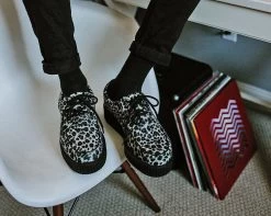 Grey Leopard Anarchic 3-Ring Creeper -Urban Sole Shop T2291 LF m