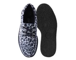 Grey Leopard Anarchic 3-Ring Creeper -Urban Sole Shop T2291 BOTH TOP