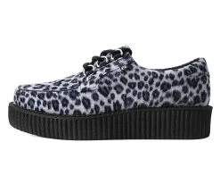 Grey Leopard Anarchic 3-Ring Creeper -Urban Sole Shop T2291 LEFT PROFILE