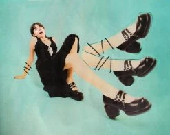 Black Burnished Bubble II Anarchic Mary Jane -Urban Sole Shop T2318L lifestyle d1042da5 490c 4548 a822 19e88afb7565